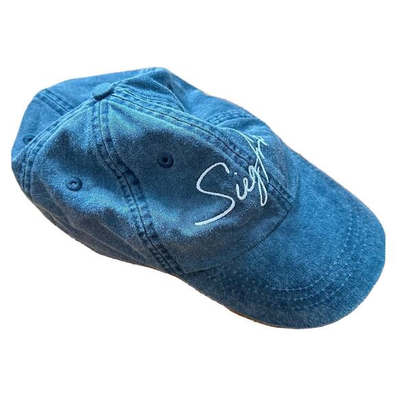 Siegfried Hat Vintage Cap Signature ADAMS Upscale Leather Snapback Dad Hat - Picture 2 of 14